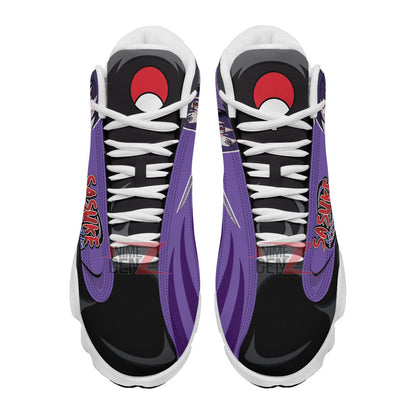 Naruto Uchiha Sasuke Air Jordan 13 Sneakers Custom Anime Shoes