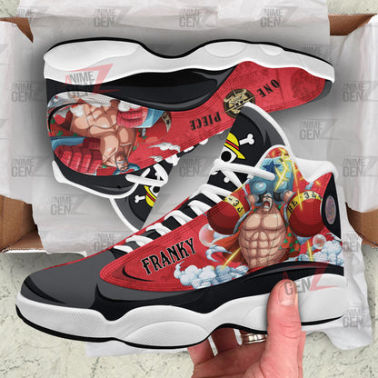 One Piece Franky Air Jordan 13 Sneakers Custom Animes Shoes