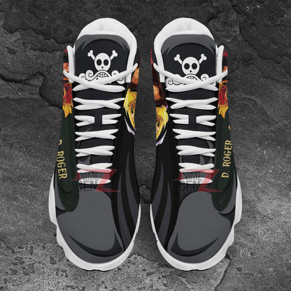 One Piece Gold D. Roger JD13 Sneakers Custom Anime Shoes