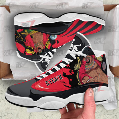 One Piece Teach Air Jordan 13 Sneakers Custom Anime Shoes