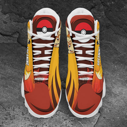 Pokemon Arcanine Air Jordan 13 Sneakers Custom Anime Shoes