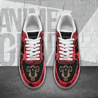 Black Clover Asta Air Sneakers Custom Anime Shoes