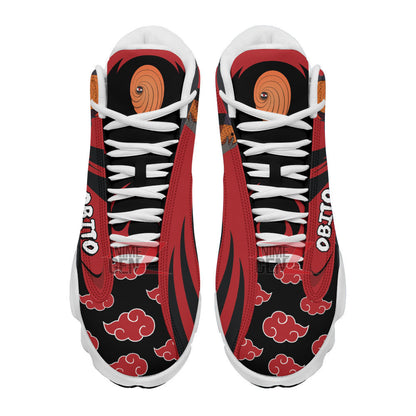 Naruto Akatsuki Obito Air Jordan 13 Sneakers Custom Anime Shoes