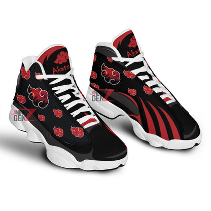 Naruto Akatsuki Air Jordan 13 Sneakers Custom Anime Shoes
