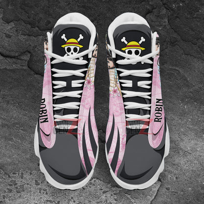 One Piece Nico Robin Air Jordan 13 Sneakers Custom Animes Shoes