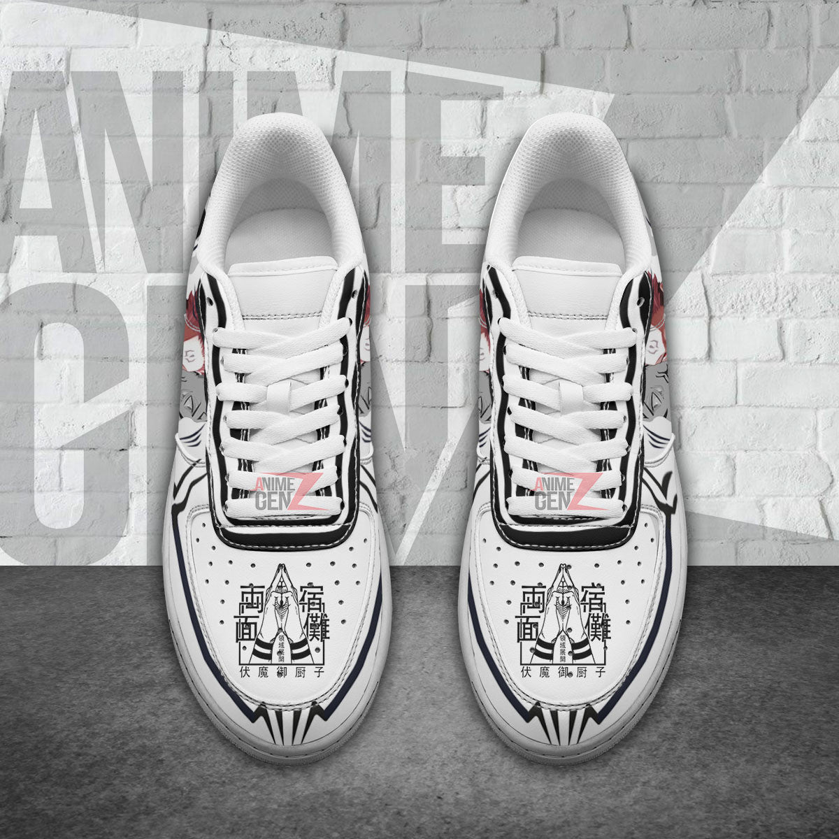 Jujutsu Kaisen Sukuna Air Sneakers Custom Anime Shoes