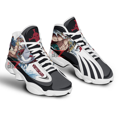 One Piece Whitebeard Air Jordan 13 Sneakers Custom Anime Shoes