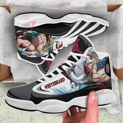 One Piece Whitebeard Air Jordan 13 Sneakers Custom Anime Shoes