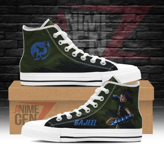 Fairy Tail Gajeel High Top Shoes Custom Anime Sneakers