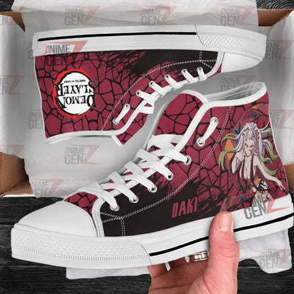 Demon Slayer Daki High Top Shoes Custom Anime Shoes