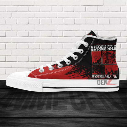 Jujutsu Kaisen Satoru Gojo High Top Shoes Custom Anime Sneakers
