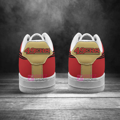 San Francisco 49ers Air Sneakers NFL Custom Sports Shoes