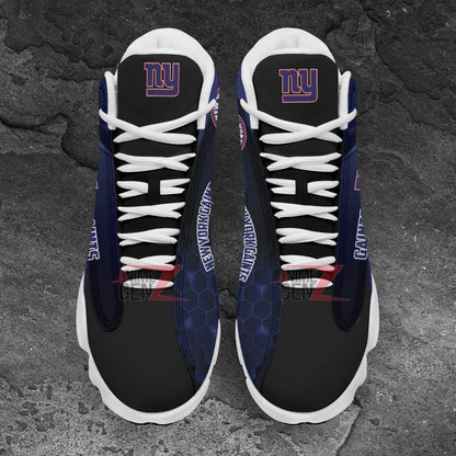 New York Gaints Air Jordan 13 Sneakers NFL Custom Sport Shoes