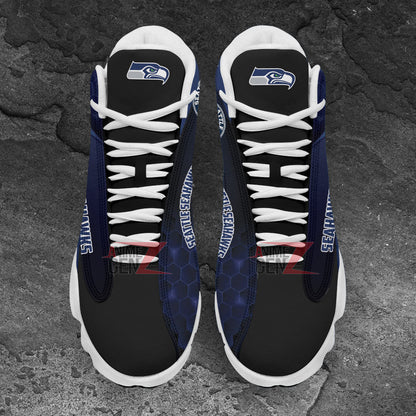 Seattle Seahawks Air Jordan 13 Sneakers NFL Custom Sport Shoes