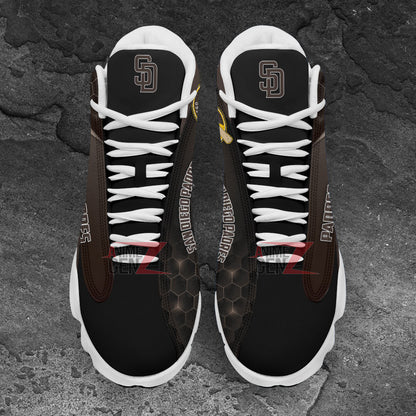 San Diego Padres Air Jordan 13 Sneakers MLB Custom Sports Shoes