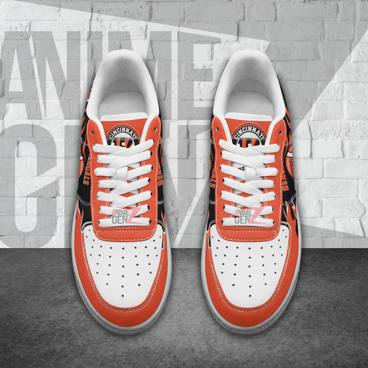 Cincinnati Bengals Air Sneakers NFL Custom Sports Shoes