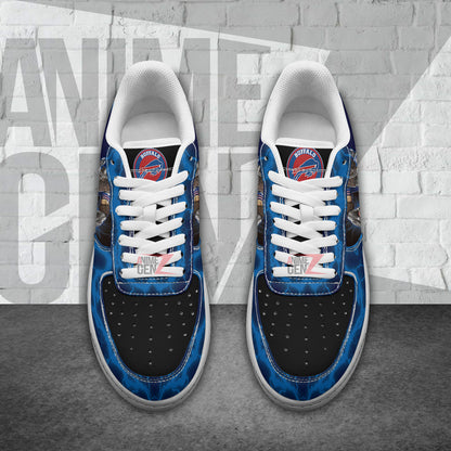 Buffalo Bills Air Sneakers Mascot Thunder Style Custom NFL Sport Shoes