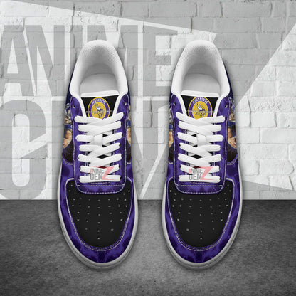 Minnesota Vikings Air Sneakers Mascot Thunder Style Custom NFL Sport Shoes